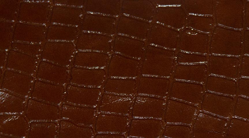 Croco Quadrado caramelo